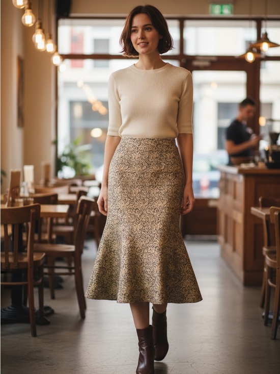Nicowa Dresses & Skirts - Stunning Nicowa Floral Patterned Skirt, Size 10, made in Italy